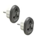  دو شاخه تبدیل برق 3 به 2 مارکن مدل هیرو پاور کد 20A مجموعه 2 عددی