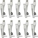 کابل تبدیل USB به USB-C بیاند مدل BUC-301 فون موبیگو با پشتیبانی از شارژ سریع (طول ۱ متر، بسته ۱۰ عددی)