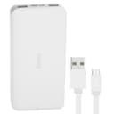 پاوربانک شیائومی مدل Redmi PB100LZM ظرفیت 10000 میلی آمپر ساعت به همراه کابل تبدیل microUSB